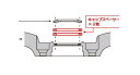 【ENKEI/エンケイ】キャップ スペーサー キット 適合ホイール：RSM9 GTC01 RS05 RPF1 type II RP05 RPF1（19インチ） RP03, RS M用