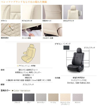 【ベレッツァ Bellezza】ハスラー （4人乗） 等にお勧め セレクションシートカバー 型式等：MR31S 品番：S684