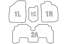 【Clazzio】 クラッツィオ車種別専用立体マット カーペットタイプ・1台分セット フレアワゴン にお勧め! MM21S系 品番:ES-0645