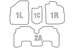 【Clazzio】 クラッツィオ車種別専用立体マット カーペットタイプ・1台分セット フレアワゴン にお勧め！ MM21S系 品番：ES-0645
