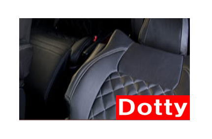 【Dotty】 DIA-GT シートカバー 1台分 GMC サファリ （8人乗り）にお勧め！ 2cap2bench　3列系 2002→2005/10 品番：G006