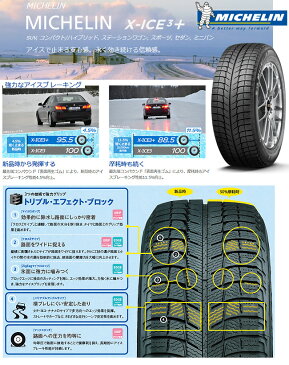 【17インチ】【ミシュラン X-ice3+】225/50R17【JOKER Shake】7.0J-17inch 5穴 PCD114.3 in55 アコード （CU1 CU2系）等 スタッドレスタイヤホイールセット HO-19HEX M12×P1.50 お買得! 1台分セット 225/50-17