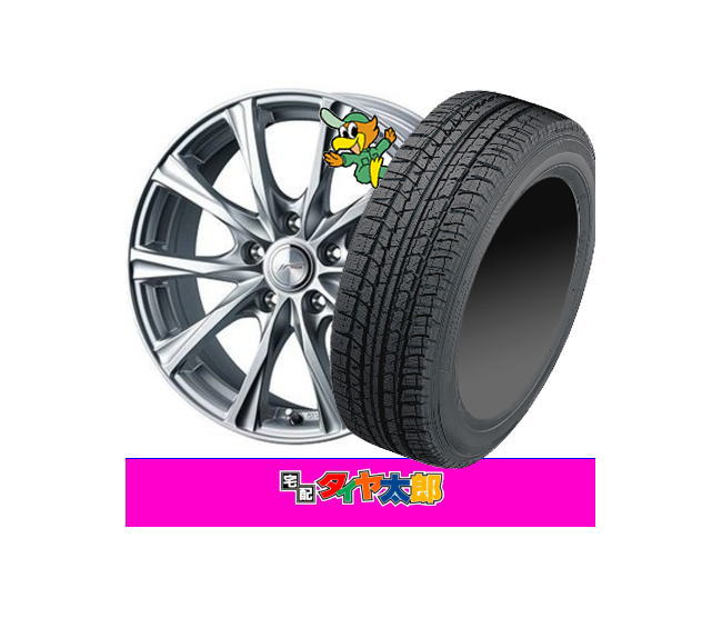 【16インチ】インスパイア （CP3系）等 【日本製★限定 アイスナビ 6】205/60R16【JOKER MAGIC】6.5J-16inch 5穴 PCD114.3 in47 スタッドレスタイヤ 激安 ホイール付き 4本 2056016