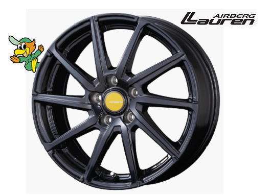 【15インチ】ポルテ （NCP141 NCP145系）等 【ファルケン エスピア W-ACE】175/65R15【AIRBERG LAUREN】5.5J-15inch 4穴 PCD100 in42 スタッドレスタイヤホイールセット お買得! 1台分セット 1756515