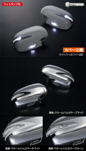 【レヴィーア】 LEDウィンカーミラー Type LS [未塗装] ハイエース200 にお勧め！ 品番：K006F