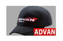 ADVAN キャップ / ブラック サイズ：56cm-60cm 品番：F1682 人気のアドバングッズ YOKOHAMA ヨコハマタイヤ