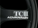 【ADVAN アドバン】ADVAN Racing TCIII STICKER ホワイト アドバンレーシング ホイール用 品番：V0226