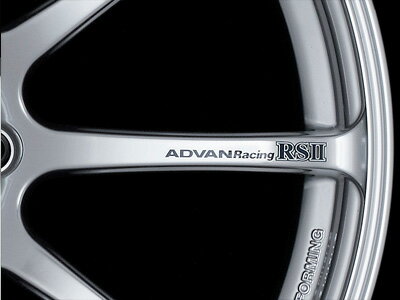 【ADVAN アドバン】ADRS II STICKER ダークブルー アドバンレーシング ホイール用 品番：V0620