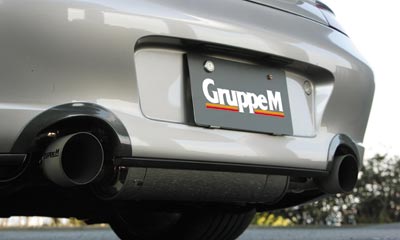 【GruppeM】 マフラーエンドカバー [CFRP] ポルシェ 996 TURBO & CARRERA 4S にお勧め！ 品番：MFCC-996T