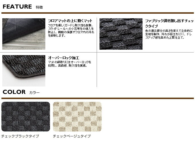 【アルティナ Artina】アルティナラグマット　セカンド用 ノア/ヴォクシー 80系 などにお勧め 品番：AR-RUG80VO-#-S