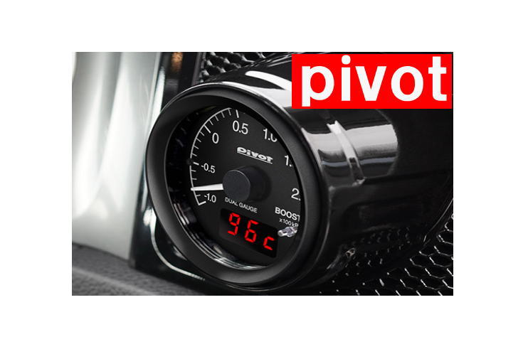 【PIVOT/ピボット】ジムニー 等にお勧め DUAL GAUGE RS ブースト計 型式等：JB64W 品番：DRX-B