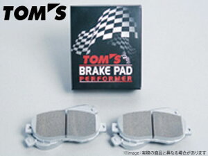 【トムス/TOMS】トムスブレーキパッド・パフォーマ フロント クレスタ JZX100 などにお勧め 品番：0449B-TW282