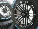 16インチ☆リフトアップ車におすすめ!!☆モンスターTMS☆265/75R16 PCD:139.7 8.5J-5☆新品タイヤホイール4本セット送料無料(MA16-1325)【中古】