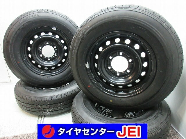 15インチ トヨタ ハイエース純正 195/80R15 6J+35 139.7 2025年製 新車外し 新古タイヤ ホイール4本セット送料無料(MS15-268...