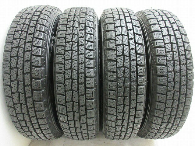 13インチ 軽自動車に 135/80R13 PCD:100 4J+42 トッポ/ミニカ等 中古タイヤホイール【4本セット】 送料無料(SA13-1888)【中古】