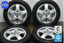 中古 STYLE Prasino スタッドレスタイヤホイールセット 4本セット 13インチ 4J 42 PCD 100 155/65R13 73Q【 ダンロップ 製 スタッドレスタイヤ付き】