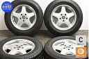 中古 メルセデスベンツ 純正 タイヤホイールセット 4本セット 18インチ 8.5J +48 PCD 130 265/60R18 109H【 ブリヂストン 製 タイヤ付き】