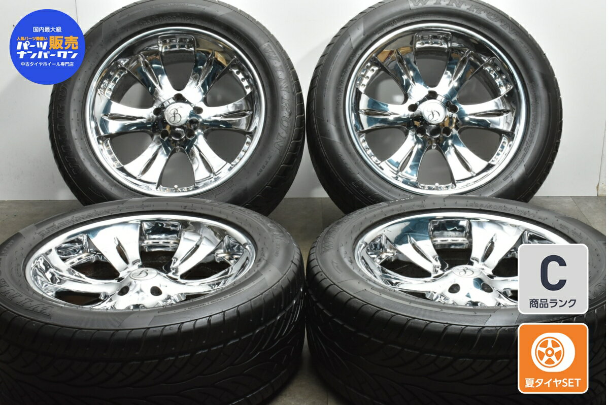 中古 バディーボンド タイヤホイールセット 4本セット 20インチ 9J +10 PCD 135 285/50R20 112V【 ウィンラン 製 タイヤ付き】