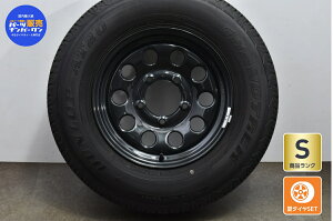 中古 スズキ 純正 タイヤホイールセット 1本セット 15インチ 5.5J +5 PCD 139.7 195/80R15 96S【 ダンロップ 製 タイヤ付き】