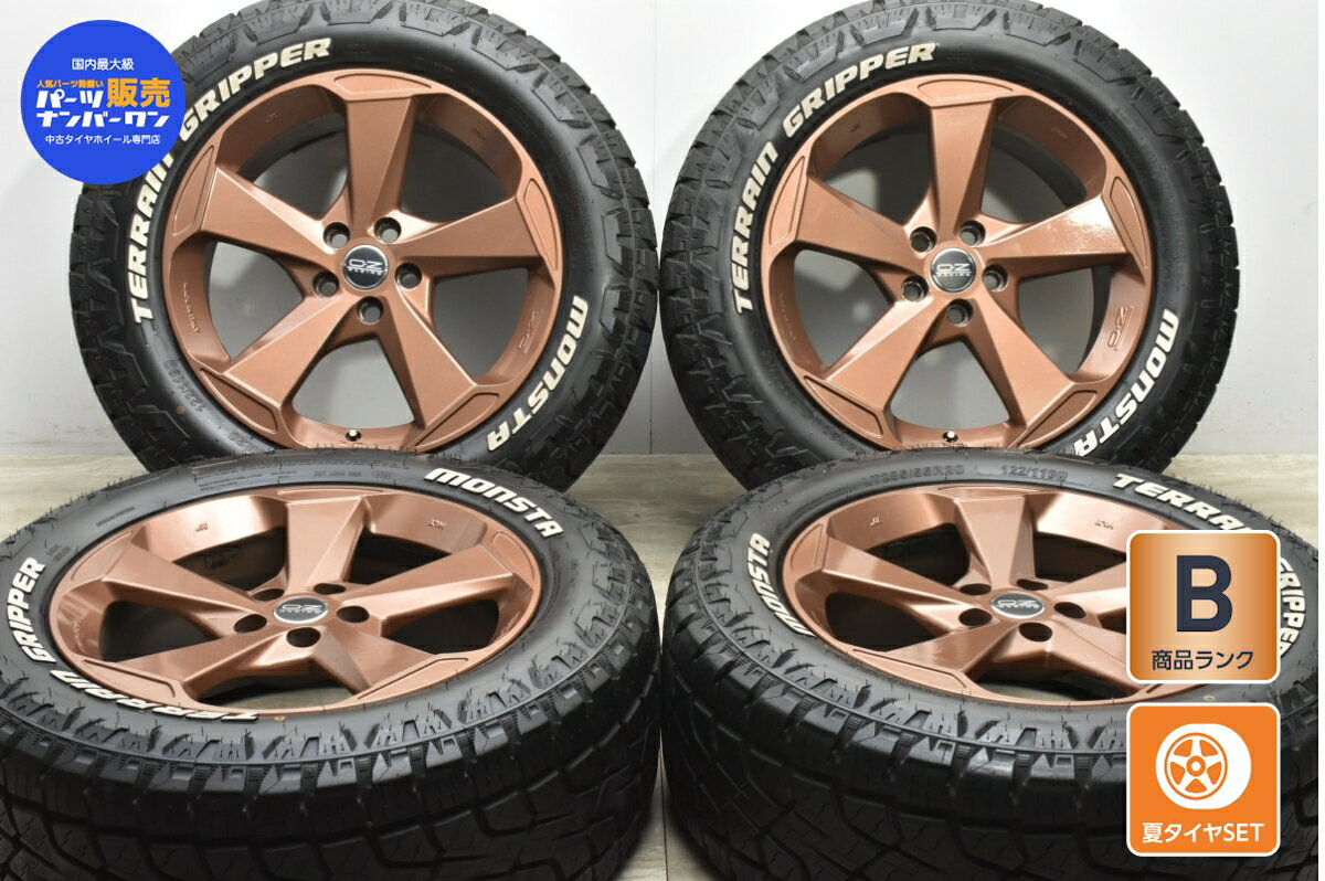 中古 OZレーシング タイヤホイールセット 4本セット 20インチ 9.5J +52 PCD 120 LT285/55R20 122/119Q【 モンスター 製 タイヤ付き】