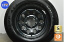 中古 スズキ 純正 タイヤホイールセット 1本セット 15インチ 5.5J +5 PCD 139.7 195/60R15 96S【 ダンロップ 製 タイヤ付き】