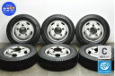 中古 TOPY THB スタッドレスタイヤホイールセット 6本セット 15インチ 5J 110 PCD 203.2 195/75R15 109/107L LT 【2023年製 ダンロップ ウインターマックス LT03M スタッドレスタイヤ付き】