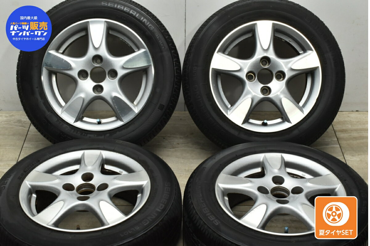 中古 ホンダ 純正 タイヤホイールセット 4本セット 14インチ 5.5J +45 PCD 100 175/65R14 82S【 セイバーリング 製 タイヤ付き】