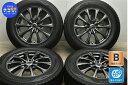 中古 ダンロップ スタッドレスタイヤホイールセット 4本セット 18インチ 7.5J 38 PCD 114.3 235/65R18 106Q【 ダンロップ 製 スタッドレスタイヤ付き】