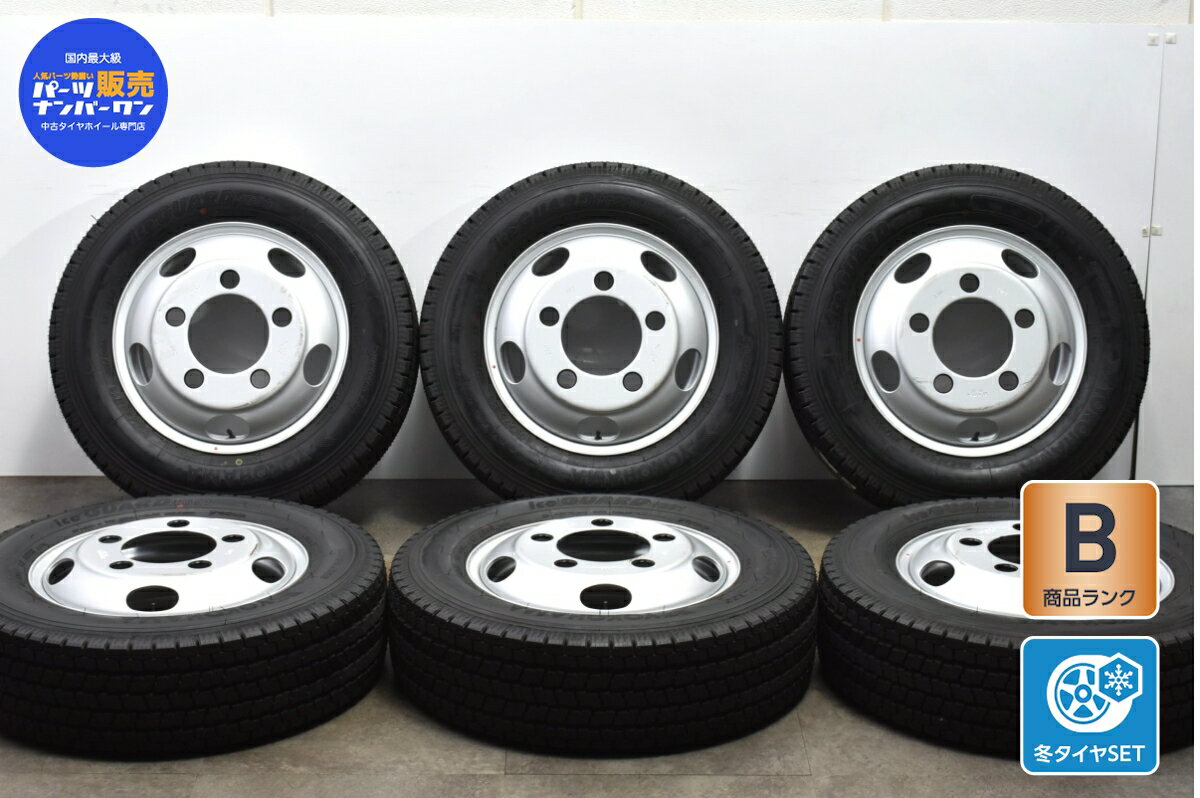 中古 トピー スタッドレスタイヤホイールセット 6本セット 16インチ 5.5J +115 PCD 208 205/70R16 111/109L