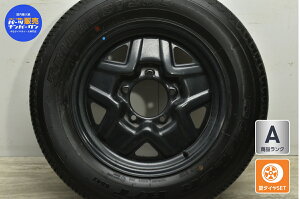 中古 スズキ 純正 タイヤホイールセット 1本セット 16インチ 5.5J +22 PCD 139.7 175/80R16 91S【 ブリヂストン 製 タイヤ付き】