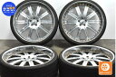 ■商品詳細 【商品タイトル】 中古 ASANTI タイヤホイールセット 4本セット 24インチ 255/30R24【 ピレリ 製 タイヤ付き】【TA30155】 【数量】 4本 【商品管理番号】 TA30155 【セールスポイント】 鍛造品 3ピース構造 大口径 倉庫保管品 即納可能 ASANTI AF134 24インチアルミホイール センターキャップ付属 ピレリ P-ZERO NERO 255/30R24 サマータイヤ4本セット 【適合車種】 ［レクサス］RX ［トヨタ］ハリアー 等にいかがでしょうか。 ※マッチングに関しましては、仕様や年式などにより上記車種すべてに取付ができない場合もございますので、お客様にてご確認いただくか、ご不明な点は弊社までお気軽にお問い合わせください。 ■ホイール詳細 【ホイールメーカー】 ASANTI 【フロント】 9.5(実測)J×24 +20(実測) 【リア】 9.5(実測)J×24 +20(実測) 【PCD】 114.3mm 【穴数】 5穴 【ハブ径】 60.0mm 【カラー】 クローム 【備考】 全体的に使用感があり、それに伴う腐食や塗装浮き、剥がれ、一部サビ等が多くございます。 目視による歪みやクラックなどは見られないためご使用には問題ないと思われますが、念のためリペア補修ベースでお考えください。 【商品ランク】 D 【商品ランクD】：使用感や目立つ傷があり、一般的な中古品 ■タイヤ詳細 【タイヤメーカー】 ピレリ 【製品名】 P-ZERO NERO 【フロント】 255/30R24 【リア】 255/30R24 【残溝】 3.5分山程度×2本 残り溝センター付近3.0mm程度 3分山程度×2本 残り溝センター付近2.5mm程度 【製造年】 2007年42週製造タイヤ 【備考】 製造から年数が経っており、使用感に伴う亀裂が多くございます。 残り溝もほとんどなく、2本の空気もないため転がし用や緩衝材程度でお考えください。 【商品ランク】 J 【商品ランクJ】：即タイヤ交換レベルのタイヤ。ジャンク品