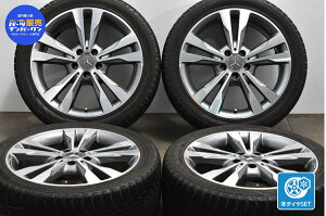 中古 メルセデスベンツ 純正 スタッドレスタイヤホイールセット 4本セット 18インチ 7.5J +44 PCD 112 225/45R18 95T【 ノキアン 製 スタッドレスタイヤ付き】