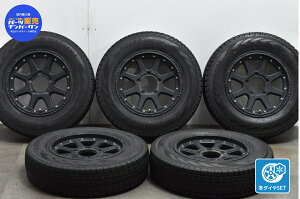 中古 MLJ エクストリームJ スタッドレスタイヤホイールセット 5本セット 16インチ 5.5J +20 PCD 139.7 185/85R16 105/103L LT【 ヨコハマ 製 スタッドレスタイヤ付き】