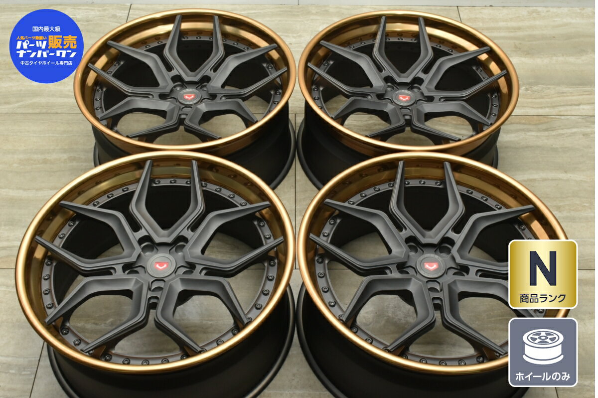 中古 ホイール VOSSEN EVO-3 3Piece 4本セット 22インチ 10J +16 +11 PCD 130 ホイールのみ