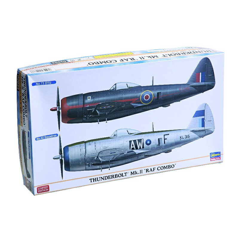 ハセガワ 1/72 イギリス空軍 サンダーボルト Mk.II RAF コンボ プラモデル 02033 【定価2800円】