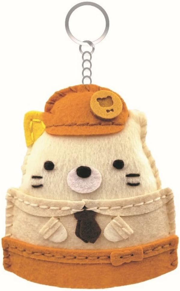 尾上萬 「映画 すみっコぐらし ツギハギ工場のふしぎなコ」はじめてのソーイングキット ねこ OM-023947..