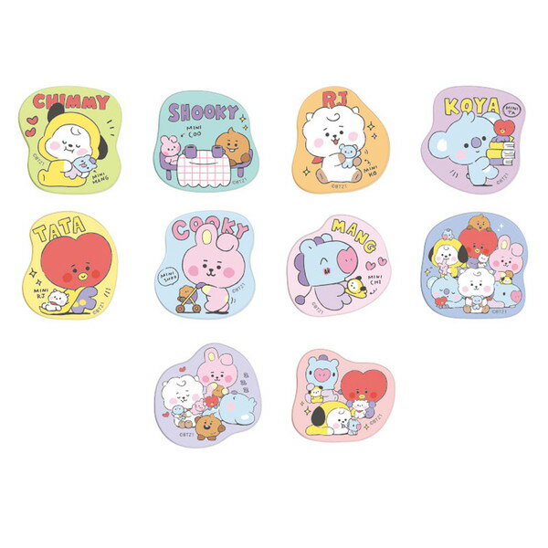 【コンプリートセット】トレーディングアクリルクリップ「BT21」 (10種入りBOX)