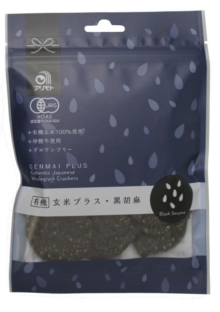 ■【ムソー】有機玄米プラス・黒胡麻 40g