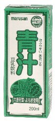 ■容量：200ml　※24本セット（1ケース）■原材料：大豆、糖類(砂糖、水あめ)、植物油脂、大麦若葉エキスパウダー、食塩、よもぎ粉末／貝カルシウム、安定剤（ジェラン）■賞味期限：製造日より120日■保存方法：＊直射日光や高温多湿を避けて保存して下さい。 F ■配送方法：常温☆有機栽培大豆を主原料に、大麦若葉・よもぎをプラスした豆乳飲料です。青汁独特の苦味を抑え、香り 豊かなよもぎを加えて、さらりと口当たりの良いマイルドな味に仕上げました。 ☆1パック中に大麦若葉粉末0.6g、よもぎ粉末0.2gが含まれています。 ☆砂糖は三温糖を使用しています。 ☆防腐剤・着色料等は一切使用していません。 ☆有機栽培大豆を使用しています。（分類：加工食品/飲料/豆乳飲料）※JANコード：4901033633370 ※手配商品のため、メーカーの在庫状況によっては欠品となる場合があります。 また、手配商品につきましては、ご注文後のキャンセルはできませんのでご了承ください。