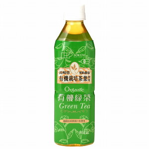 【ケース販売】◆創健社）有機緑茶（PET）500ml　×24本　※有機栽培茶葉使用