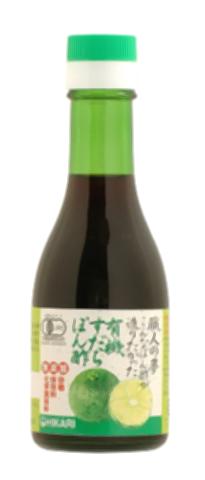 ■【ムソー】（ヒカリ）職人の夢・有機すだちぽん酢180ml