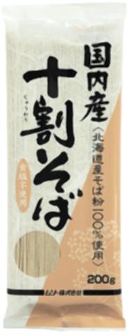 ■【ムソー】国内産・十割そば200g ■【ムソー】国内産・十割そば200g