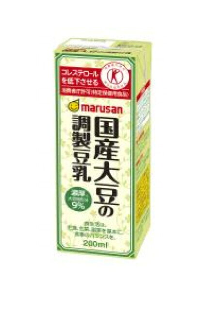 マルサン 国産大豆の調製豆乳　200ml taiyo-shizen-10015697 自然食品のたいよう パッケージ画像
