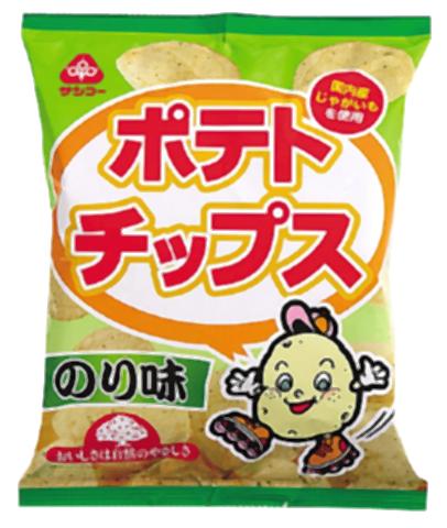 ■【ムソー】（サンコー）ポテトチップス・のり味58g