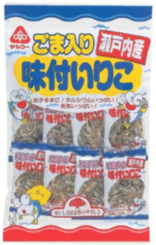 ■【ムソー】（サンコー）ごま入り味付けいりこ　30g(2.5g×12袋) 1