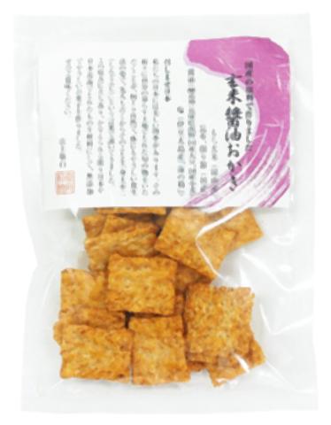 ■【ムソー】【まとめ買い・12個セット（ケース）】（アリモト）召しませ日本・玄米醤油おかき50g