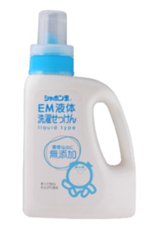 ■【ムソー】（シャボン玉）EM液体洗濯せっけん1200ml