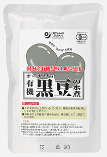 ●【オーサワ】有機黒豆の水煮230g