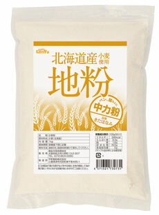 ●【オーサワ】北海道産小麦使用 地粉(中力粉)　1kg