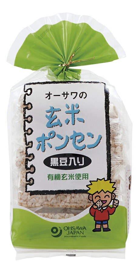 ■香ばしい味わい ■お湯を注いで玄米粥にも ■介護食などに ■砂糖不使用 ■個包装 【原材料】 有機玄米（国産）、黒豆（国産）、食塩（シママース） 【開封前賞味期間】 常温で6ヶ月 【調理法・使用方法】 そのままで、朝食に、おやつに、栄養補給にお湯を注いで玄米粥や、ジャム等お好みの味で召し上がれます。 【栄養成分表示】 100g当たり／エネルギー 382kcal／タンパク質 7.8g／脂質 2.8g／炭水化物 81.3g／食塩相当量 0.08g 【アレルゲン】 大豆 【販売者名・輸入者名】 オーサワジャパン株式会社 ※手配商品のため、メーカーの在庫状況によっては欠品となる場合があります。 また、手配商品につきましては、ご注文後のキャンセルはできませんのでご了承ください。